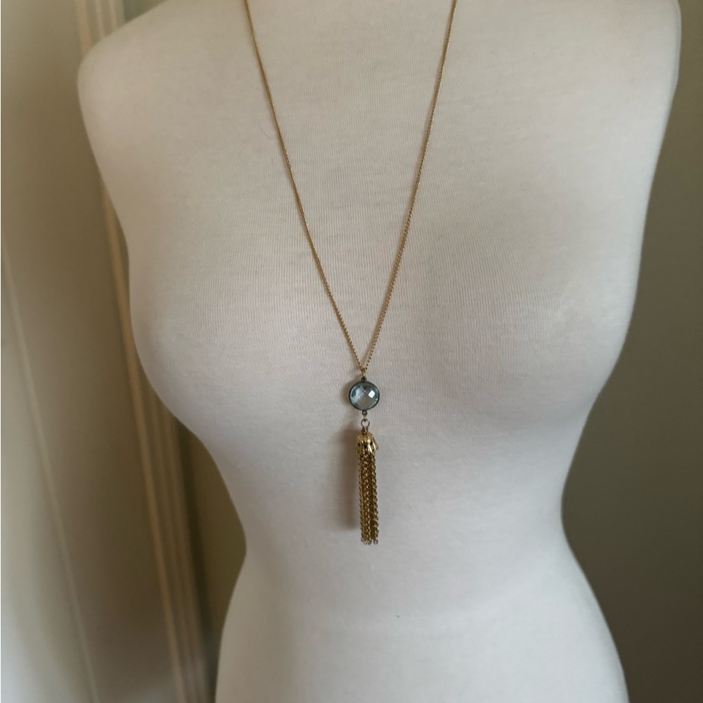 Jennifer Tuton tassle necklace